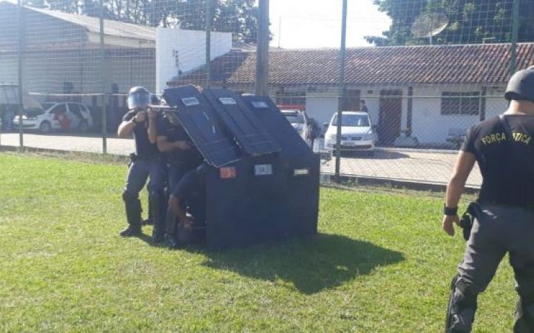 POLÍCIA MILITAR REALIZA TREINAMENTO COM PELOTÃO DE FORÇA TÁTICA