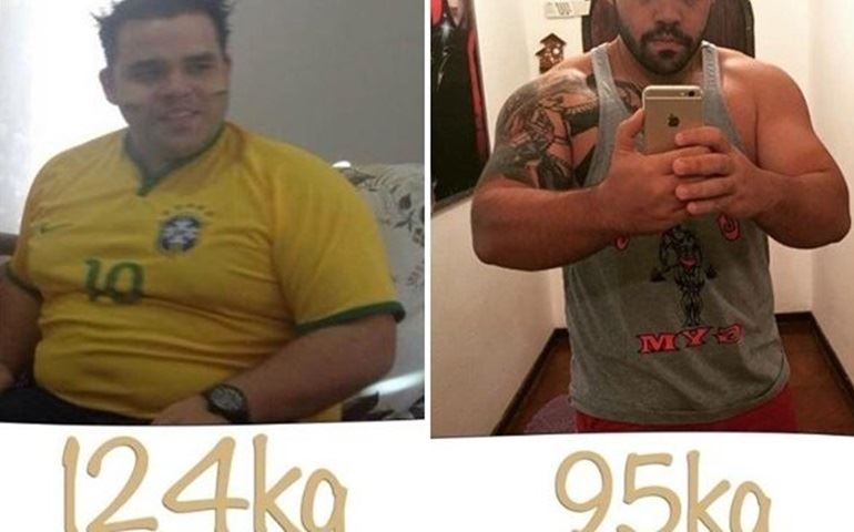 Pai elimina 33 quilos para brincar com as filhas: 'Sem dor e com disposição'