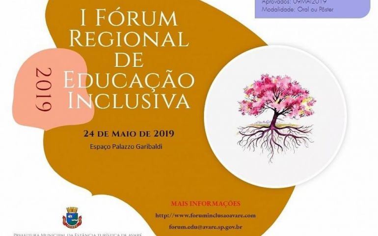 Inscrições para Fórum de Educação Inclusiva terminam neste sábado