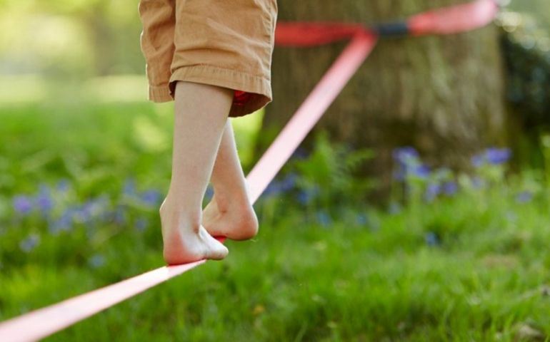 Oficina de slackline será no domingo