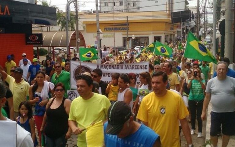 Manifestação aconteceu no último domingo em Avaré
