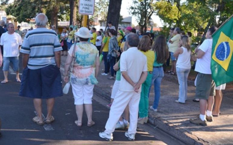Manifestação na região ficou abaixo do esperado