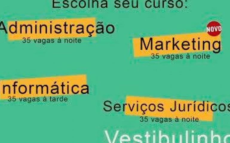 A Escola Técnica da Estância Turística de Avaré está com as inscrições abertas para o Vestibulinho