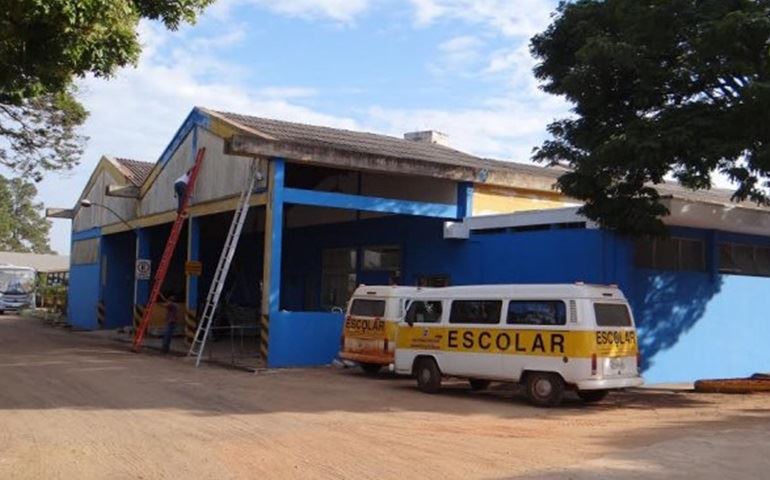 Reforma da Garagem Municipal  melhora o ambiente de trabalho