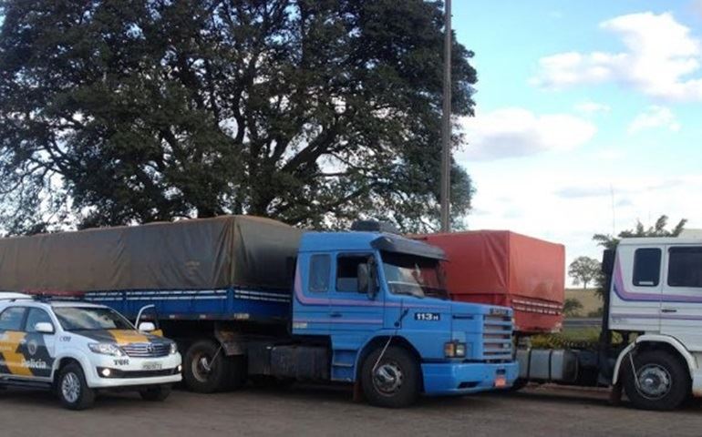  Polícia Rodoviária prende dois homens e apreendem 800.000 maços de cigarros contrabandeados