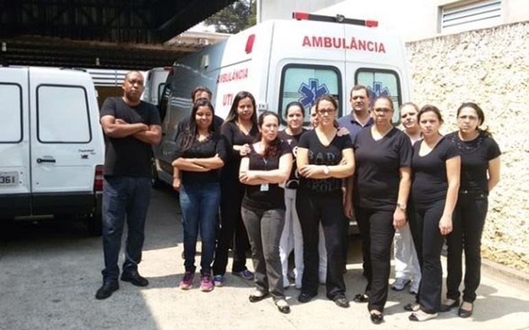 Servidores do Pronto Socorro protestam por falta de salário