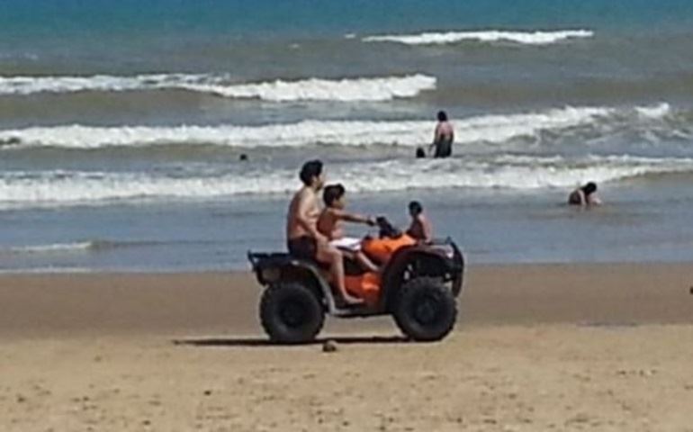 Quadriciclo é apreendido sendo dirigido por adolescente