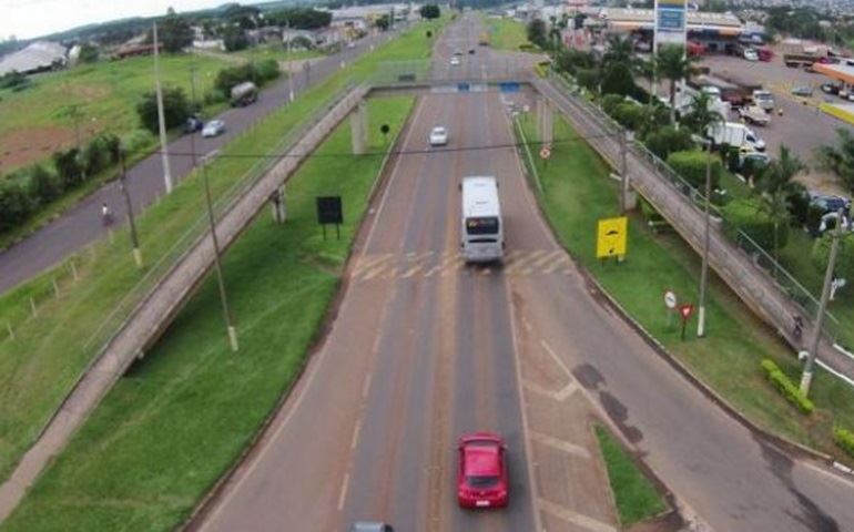 Duplicação SP 255 ? Desmontagem da passarela (Pare e Siga no km 258)