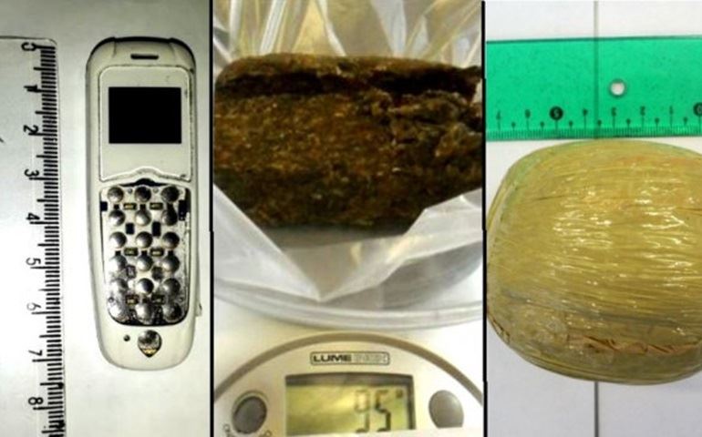 Mulher é flagrada ao tentar levar maconha para o filho preso em penitenciária