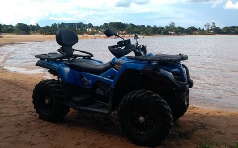 PM apreende mais 3 quadriciclos na represa