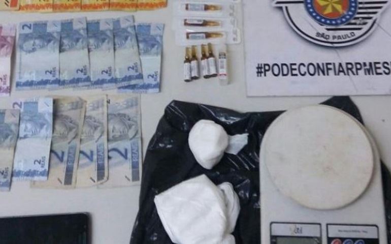 PM DE AVARÉ FLAGRA TRAFICANTE AGINDO NA BRABÂNCIA