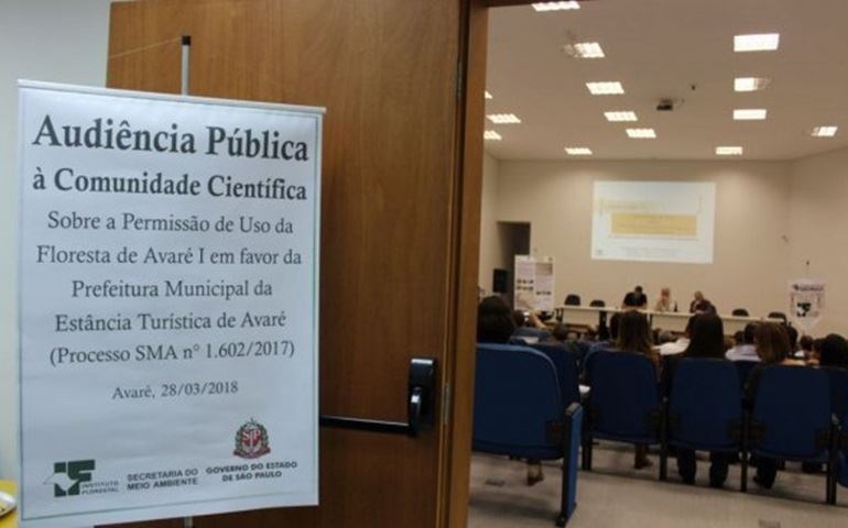 Audiência Pública debateu os aspectos da municipalização do Horto Florestal de Avaré