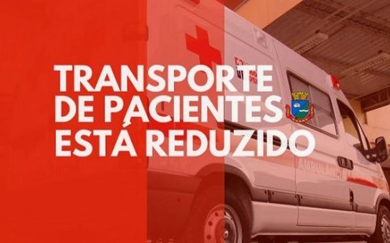 Secretaria da Saúde restringe transporte da pacientes