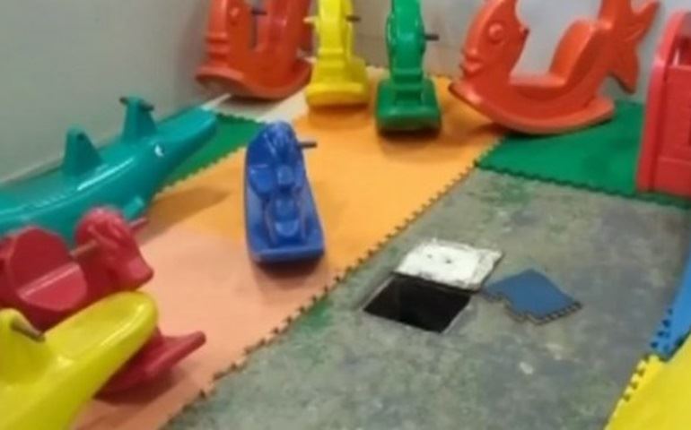 Fiscais do TCE encontram saídas de esgoto abertas em creche de Avaré