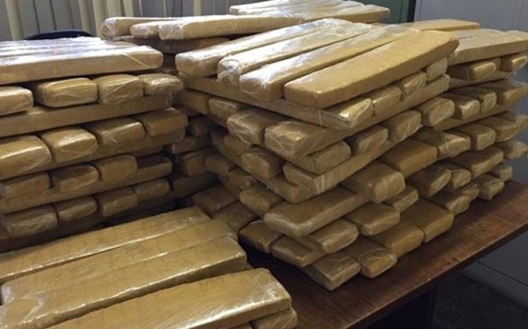 Homem é preso com meia tonelada de maconha 