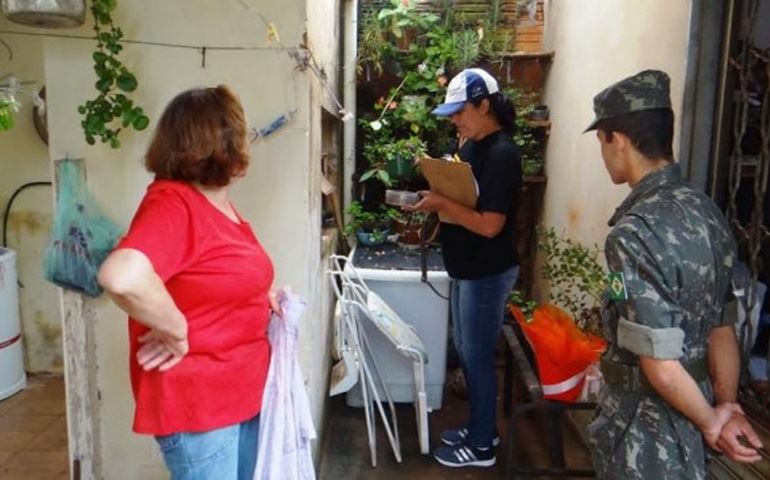 Mutirão contra a dengue vistoria 623 residências na Brabância