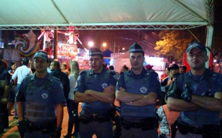 POLÍCIA MILITAR GARANTE SEGURANÇA DA POPULAÇÃO NA EXPOMAAR DE ARANDU/SP
