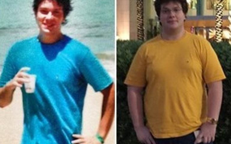 Após ir de 55 para 135 kg, ex-modelo foge da geladeira com dieta rigorosa