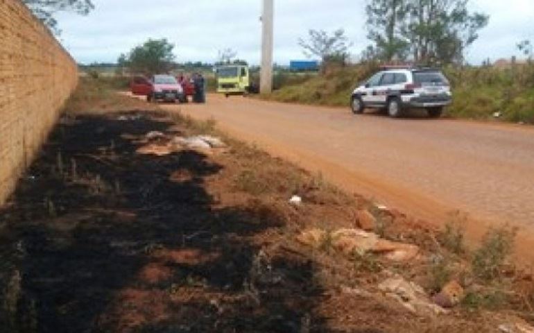 Procurado pela Justiça é morto a tiros e tem corpo queimado