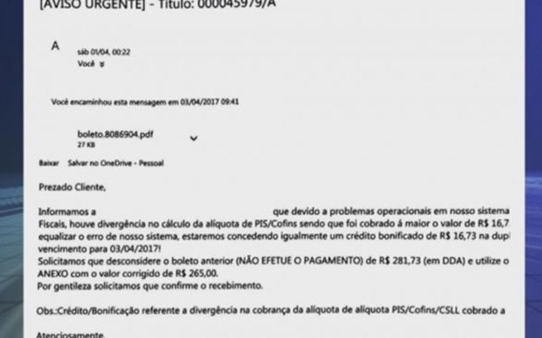 Golpistas mandam boletos falsos para clientes de lojas em Avaré; polícia investiga