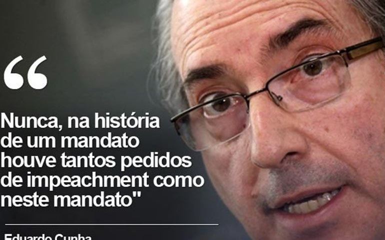 Eduardo Cunha autoriza abrir processo de impeachment de Dilma