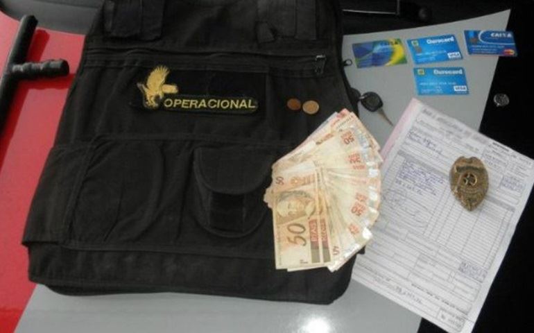 Estelionatário finge ser fiscal e é preso em flagrante ao extorquir comerciante