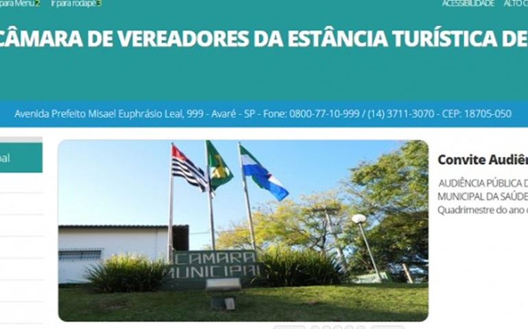 Câmara Municipal lança novo Portal na Internet