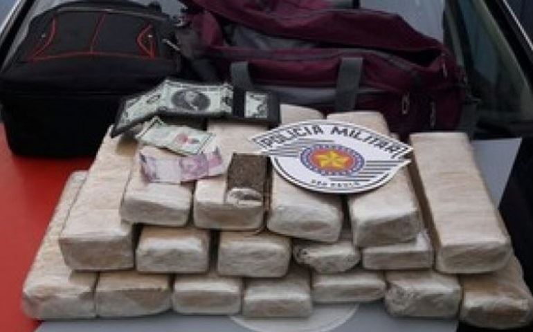 Rapaz é preso com 20 kg de maconha em Itaporanga, SP, afirma polícia