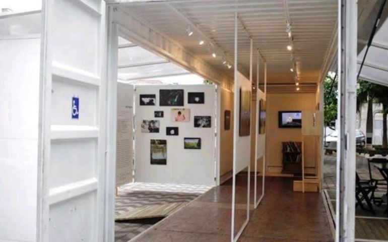 Galeria Container traz oficina para deficientes visuais