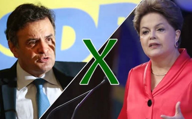 Dilma e Aécio disputam o segundo turno para presidente