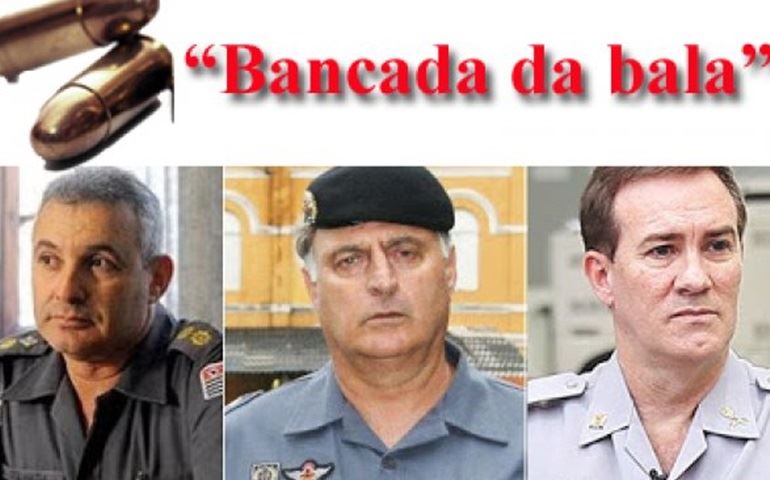 'Bancada da bala' na Câmara de SP prega morte de bandido
