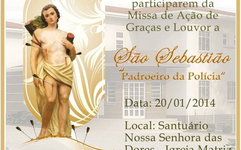 Polícia Civil promove Carreata e Missa em louvor a São Sebastião No próximo dia 20, a Delegacia Sec