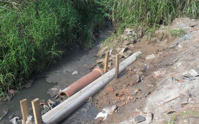 A IMPUNE SABESP CONTINUA MATANDO O MEIO AMBIENTE