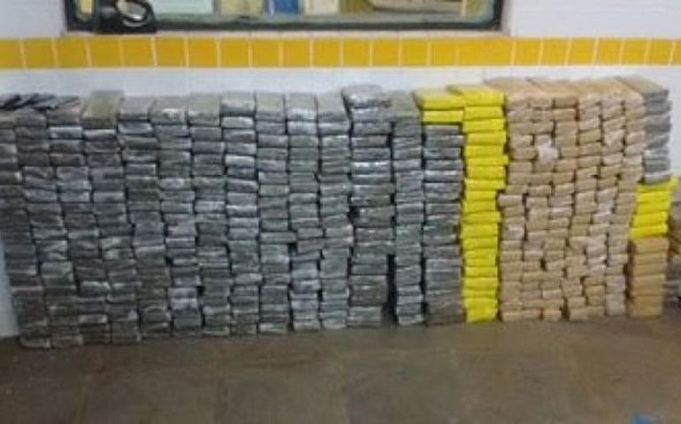 Polícia Rodoviária apreende 350 kg de maconha