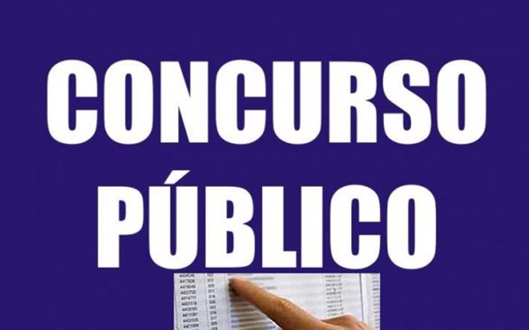 CONCURSO PÚBLICO INSCRIÇÕES ENCERRAM NESTA TERÇA FEIRA DIA 9