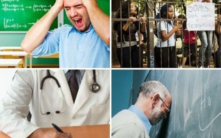 Estado dá a professores 372 licenças por dia; 27% por transtornos mentais