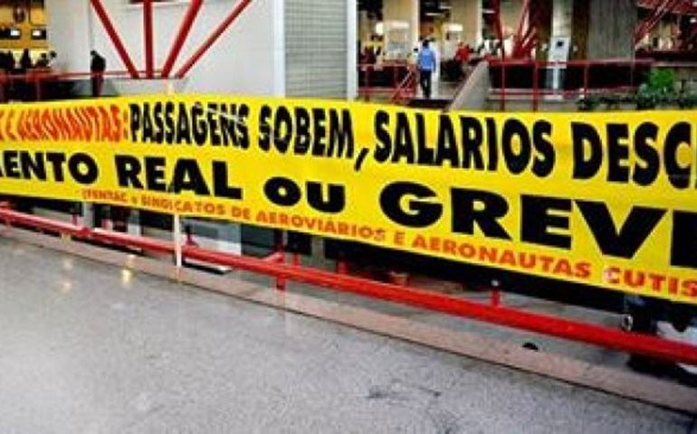 Aeronautas iniciarão greve por prazo indeterminado em 20 de dezembro