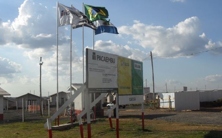 PREFEITO POIO VISTORIA OBRAS DO CONJUNTO HABITACIONAL