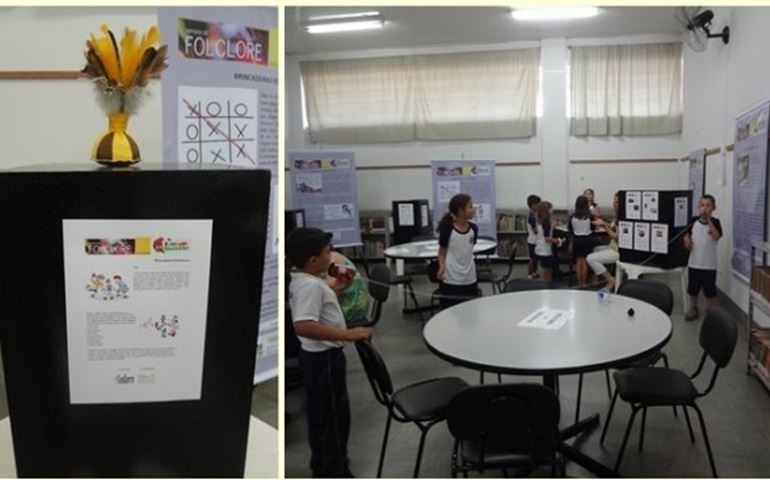 Semana do Folclore é realizada na Biblioteca