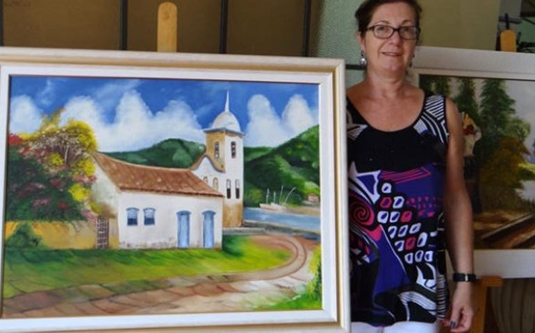 Paisagens de Márcia Rigonatti enchem de cor o Paço Municipal