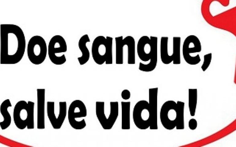DOAÇÃO DE SANGUE NESTE SÁBADO