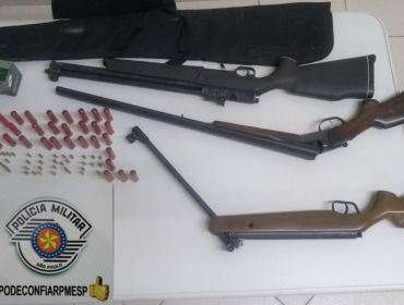 Polícia prende homem por posse ilegal de arma na zona rural de Avaré