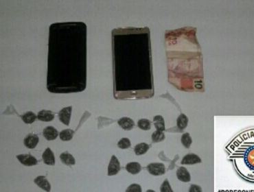 DOIS ADOLESCENTES SÃO FLAGRADOS COM DROGAS EM AVARÉ