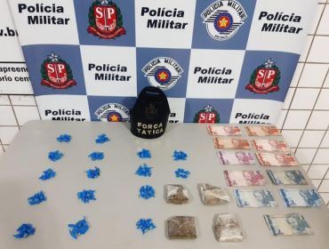 Trio é preso por tráfico de drogas durante patrulhamento da PM em Tatuí