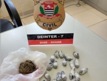 AVARÉ:POLÍCIA CIVIL PRENDE CASAL EM FLAGRANTE POR TRÁFICO DE DROGAS