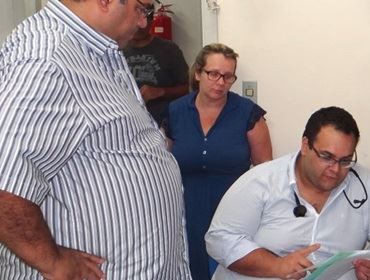  Poio visita Pronto Socorro  e obra da UPA