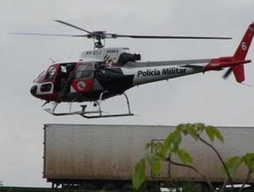 HELICÓPTERO DA PM  REFORÇOU A OPERAÇÃO DAS POLICIAS EM AVARÉ ONTEM.