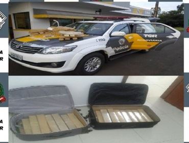 POLÍCIA MILITAR RODOVIÁRIA APREENDE 36 KG DE MACONHA