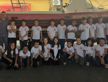 Bombeiros Mirins se formaram em celebração