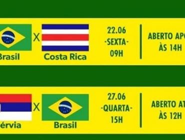 Poupatempo terá expediente parcial nos dias de jogos do Brasil